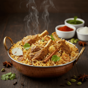 LAMB BIRYANI (WITH BONE)