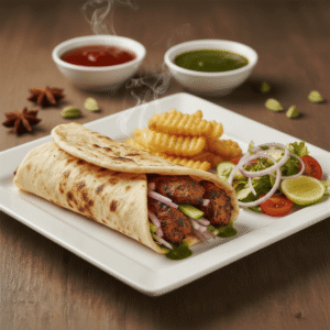 LAMB SEEKH KEBAB ROLL