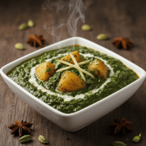 SAAG AALOO (SPINACH & POTATOES)