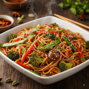 VEGETABLE STIR FRY NOODLES